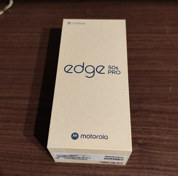 未使用 Motorola edge 50s pro 黒 ブラックビューティー SIMフリー 残債なし ソフトバンク