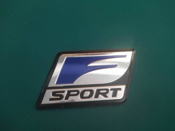 【ゆうパケット送料込】LEXUS F SPORT(エフスポーツ) エンブレムプレート 縦4.1cm×横7.1cm×厚さ1mm レクサス