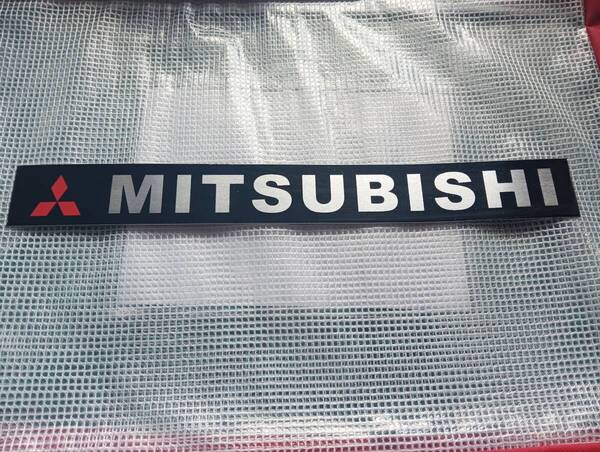 【ゆうパケット送料込】MITSUBISHI(三菱) エンブレムプレート 縦3cm×横26cm×厚さ1mm パジェロミニ