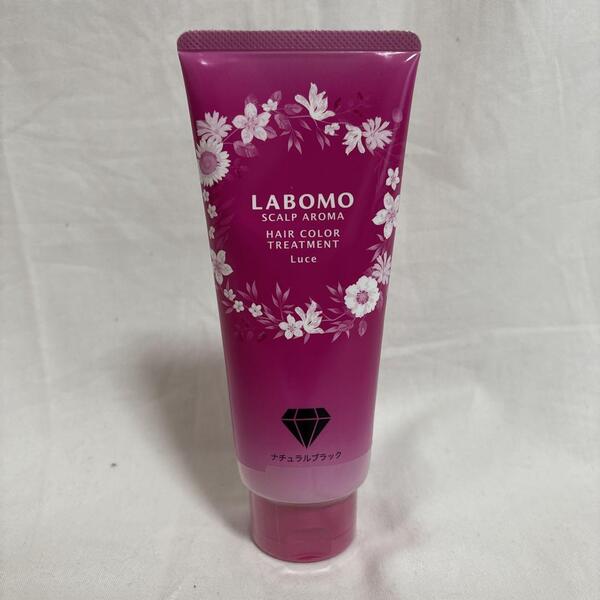 LABOMO スカルプアロマ ヘアカラー トリートメント ナチュラルブラック