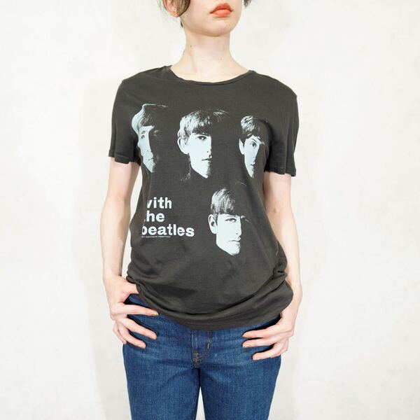 USA VINTAGE THE BEATLES PRINT DESIGN BAND T SHIER/アメリカ古着ビートルズプリントデザインバンドTシャツ(バンT)
