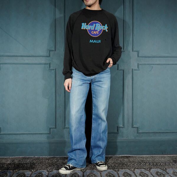 USA VINTAGE SEDGE FIELD edge FLARE DENIM PANTS/アメリカ古着フレアデニムパンツ