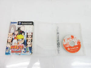SH8980●GC ソフト●NARUTO 3 激闘忍者大戦!●DL-DOL-G3NJ-JPN●ニンテンドー ゲームキューブ NINTENDO GAMECUBE●ナルト テレビゲーム