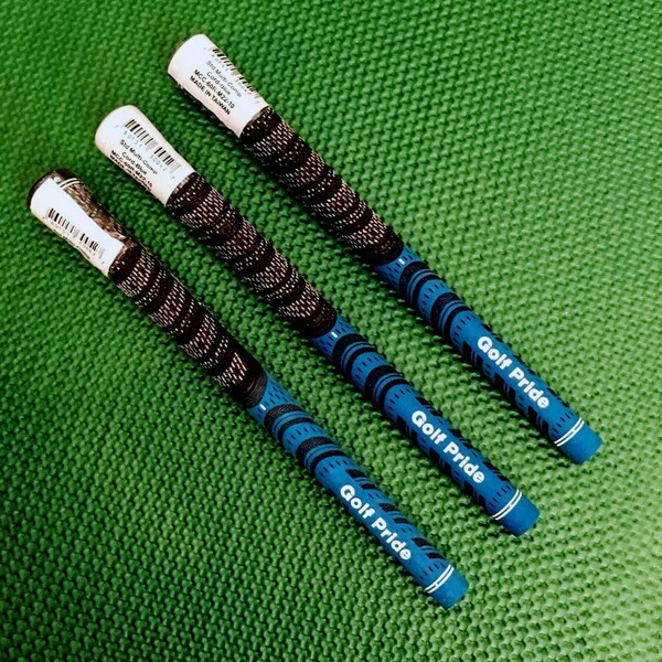 ブルー3本 Golf Pride NEW DECADE MCC 60R バックライン無し 【送料無料1〜2日発送】ゴルフプライドMCC