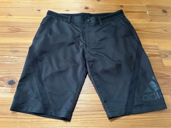 送料込み!! adidas ハーフパンツ 黒 O ブラック アディダス スポーツ パンツ