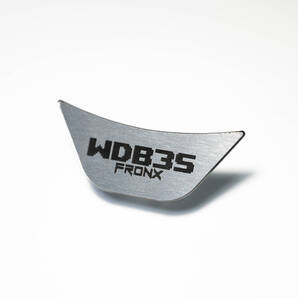 スズキ フロンクス WDB3S用 ステアリングロゴプレート シルバー