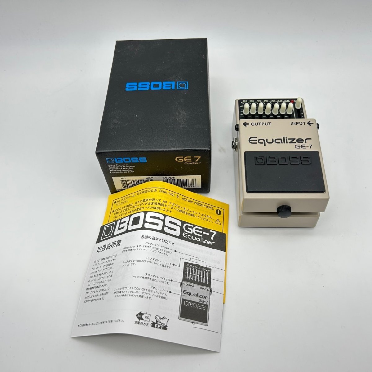 Boss GE-7 Modified Noiseless Made in Taiwan & Modified In