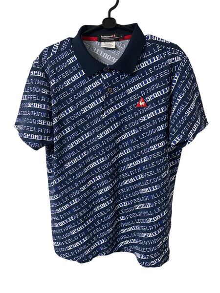 le coq sportif ルコック ゴルフウェア ポロシャツ 半袖 ネイビー
