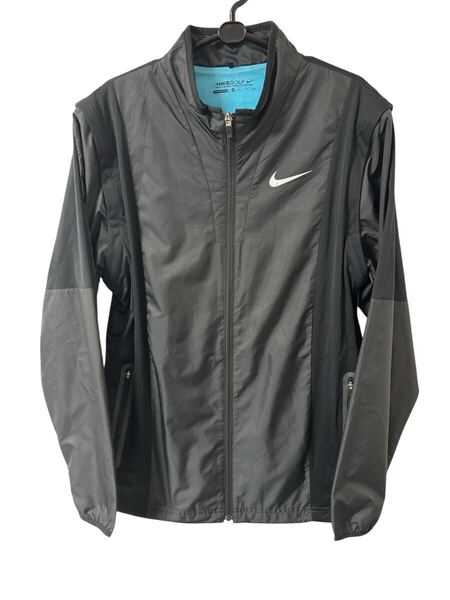 NIKE GOLF ナイキ ゴルフウェア 2way ブルゾン ジャケット ブラック