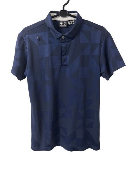 DESCENTE GOLF デサント ゴルフウェア ポロシャツ 半袖 ネイビー