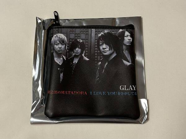 【即決/送料無料】GLAY ローソン HMV 12cm シングルジャケットポーチコレクション 紅と黒のMATADORA マタドラ ポーチ