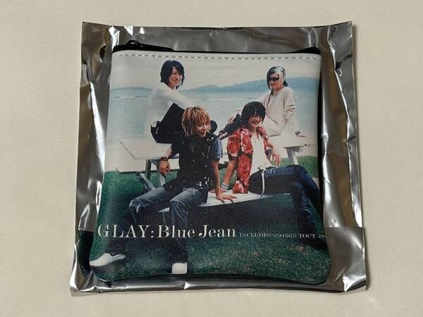 【即決/送料無料】GLAY ローソン HMV 12cm シングルジャケットポーチコレクション blue jean ブルージーン ポーチ