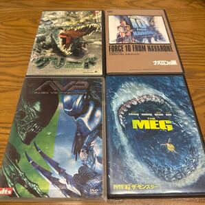 洋画DVD 4枚 エイリアンVS.プレデター / グリード / メグザモンスター / ナバロンの嵐 DVD
