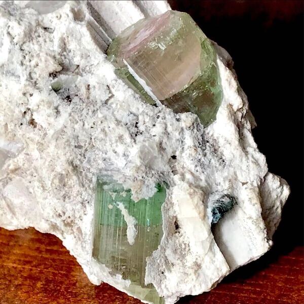 ウォーターメロン トルマリン 宝石 原石 315.45ct バイカラートルマリン 原石標本 鉱物 鉱石 高品質 天然石 ピンクトルマリン 希少 一点物