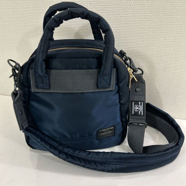 PORTER ポーター PX ショルダー バッグ ハンド ボウリング ネイビー ショルダーバッグ
