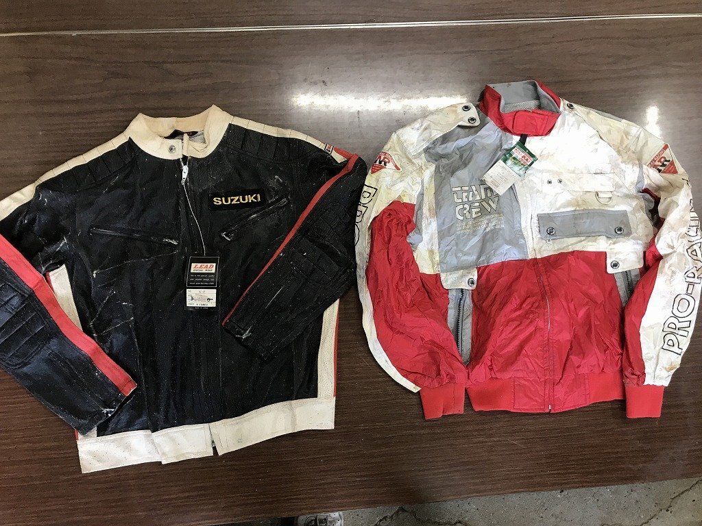 NANKAI バイク用ジャケット Lサイズ 赤白 【中古】 Yahoo!オークション -「南海レーシング」(男性用) (ジャケット