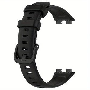 Huawei Band 8/9/10用 シリコンバンド ブラック