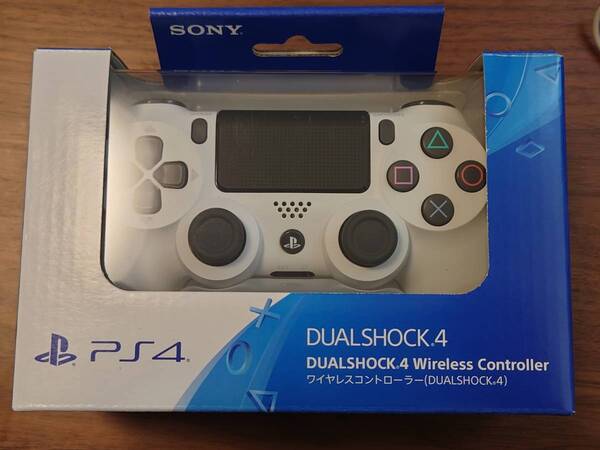 ☆新品☆ デュアルショック4 ワイヤレス コントローラー ( DUALSHOCK 4 ) グレイシャー・ホワイト PS4 ホワイト white