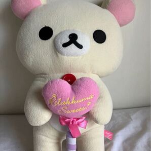 レア 2012年サンリオ リラックマ Rilakkuma&Sweets ぬいぐるみ BIG プレミアム ぬいぐるみ リラックマ