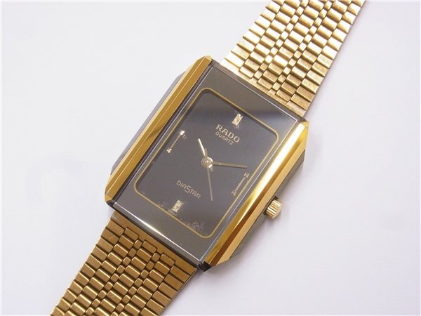 稼働品 RADO Diastar スクエア 110.9513.3 メンズ 腕時計 Yahoo!オークション -「#110」(ラドー) (ら行)の落札相場・落札価格