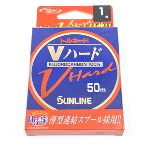 サンライン トルネードVハード 1号 50m フロロカーボン100%ハリス SUNLINE 釣り糸