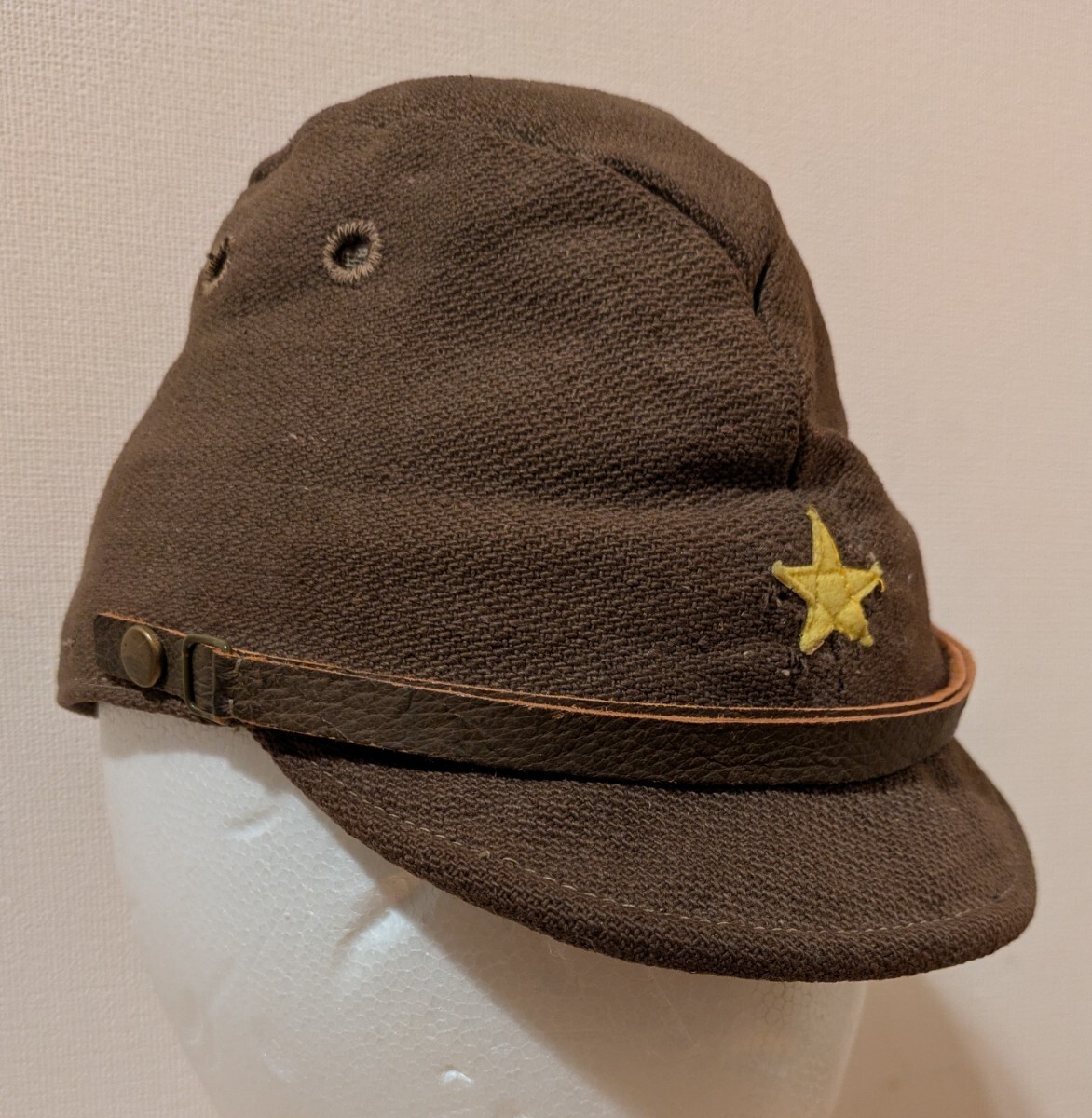 希少1930年頃◇真鍮製 二十六年式拳銃、日本陸軍略帽、飯盒が施