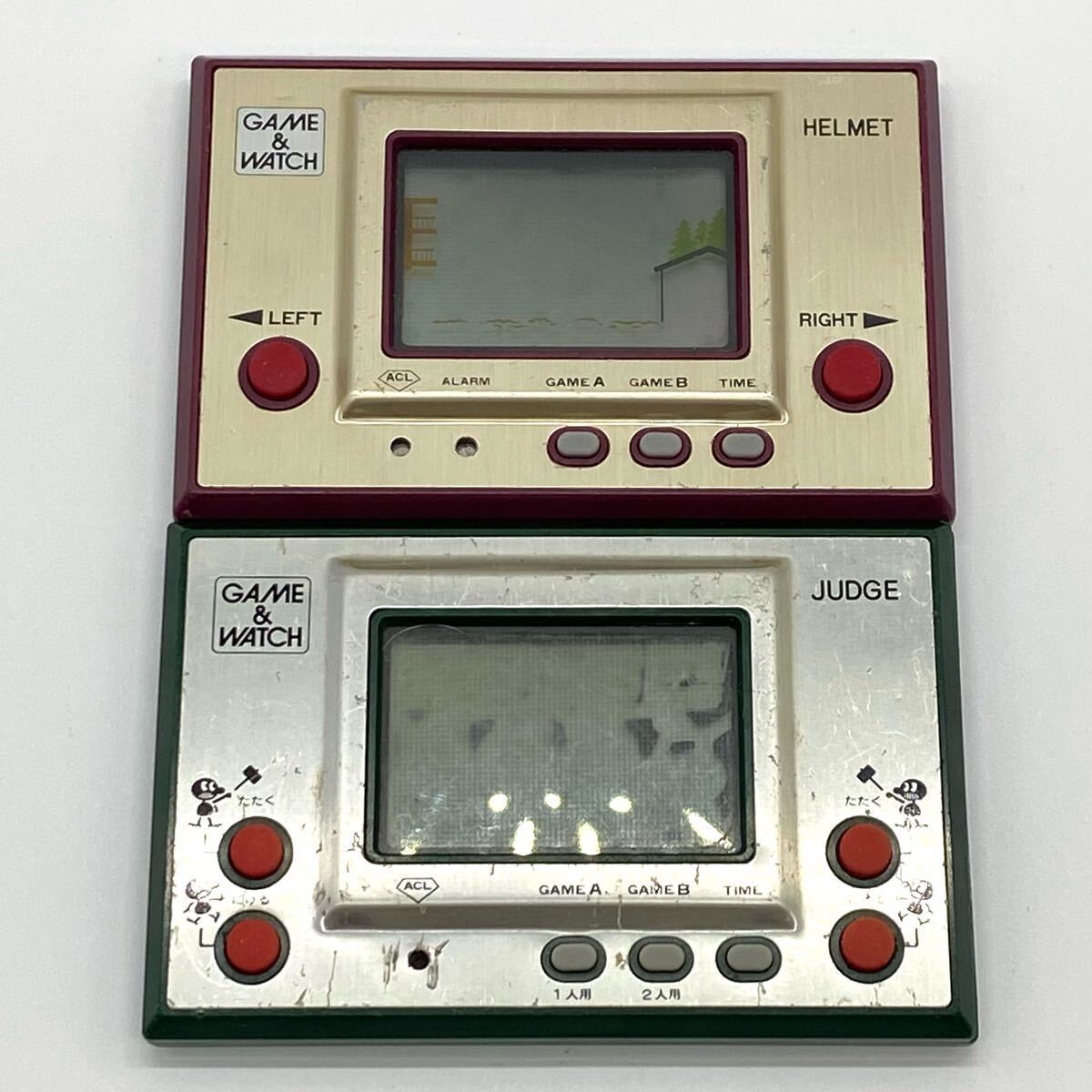 レトロ 液晶ゲーム】任天堂 ヘルメット ゲーム＆ウオッチ ゲーム
