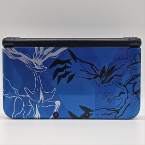 【6山60】1円スタート Nintendo 3DS LL / SPR-001 ポケットモンスター X Y パック ゼルネアス・イベルタルブルー 任天堂 ニンテンドー