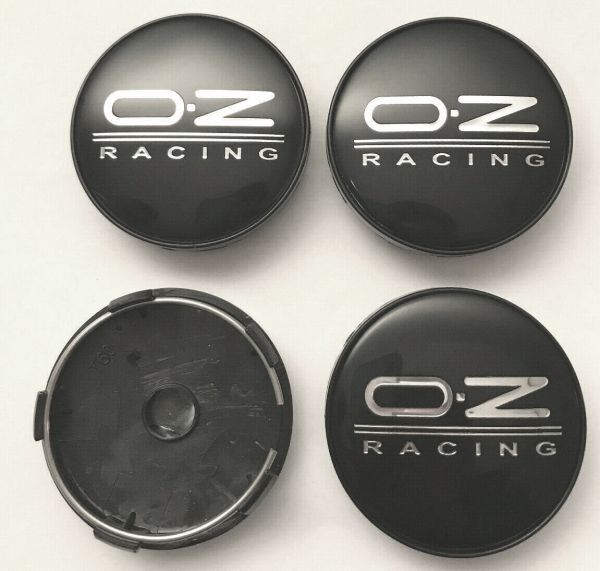 OZ ホイールキャップ センターキャップ ハブキャップ ブラック black 60mm 4個セット