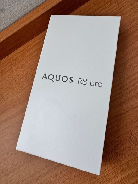 【新品・未開封】AQUOS R8 pro SH-R80P 6.6インチ メモリー12GB ストレージ256GB ブラック