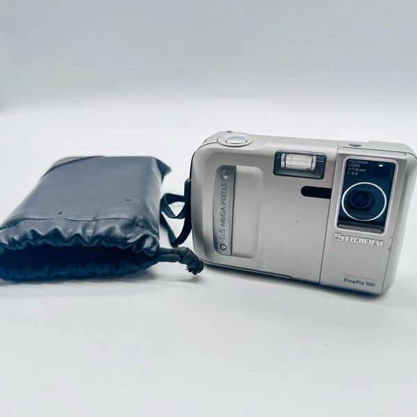 FUJIFILM フジフィルム FinePix500 ファインピクス コンパクトデジタルカメラ デジカメ カメラ 現状 ケース