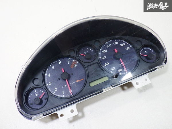保証付 マツダ純正 NB8C ロードスター BP 6速 MT マニュアル スピードメーター 走行距離 172.423km 218-020 即納 棚