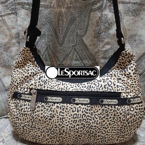レスポートサック LeSportsac 肩掛けショルダーバッグ/ヒョウ柄