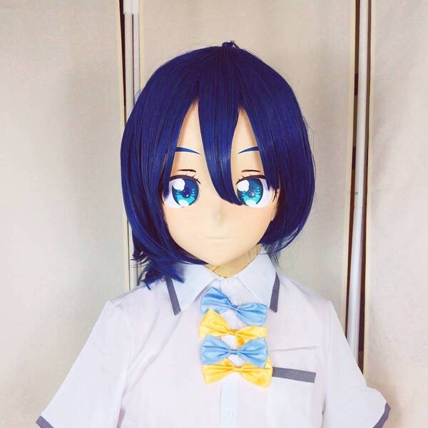 【衣装付き・鍵付全頭面】八奈見杏菜 着ぐるみ マスク 美少女 アニメ コスプレ kigurumi mask anime cosplay