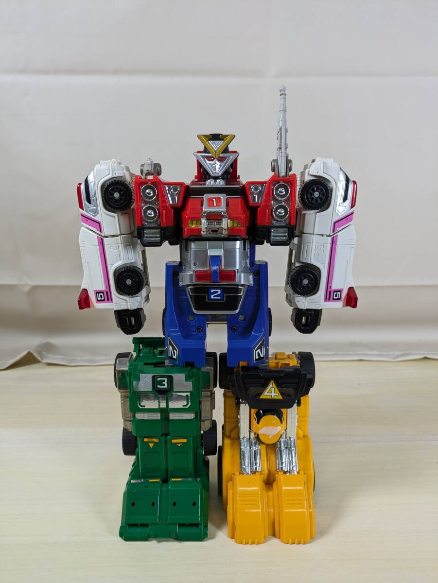 デッドストック　ほぼ未使用　カーレンジャー　VRVロボ　シール未使用品 Yahoo!オークション -「カーレンジャーvrvロボ」の落札相場・落札価格