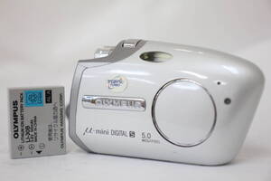 【返品保証】 オリンパス Olympus μ-mini バッテリー付き コンパクトデジタルカメラ e1020