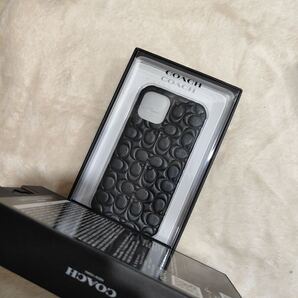 (F09)COACH iphone 12Pro Max用ハードケース/ブラック コーチ スマホケース