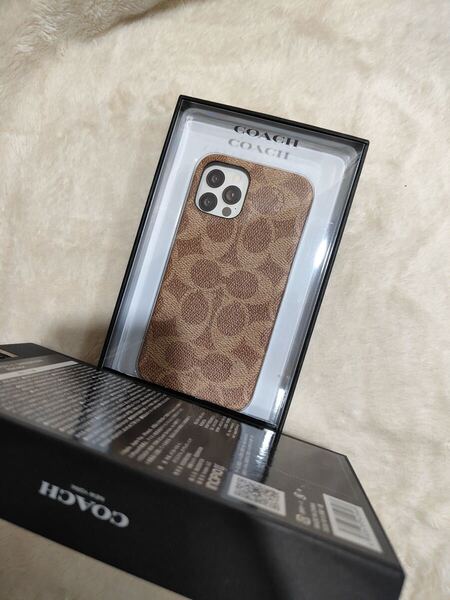 (K07後)COACH iPhone 11pro用 手帳型ケース/ブラウン コーチ スマホケース