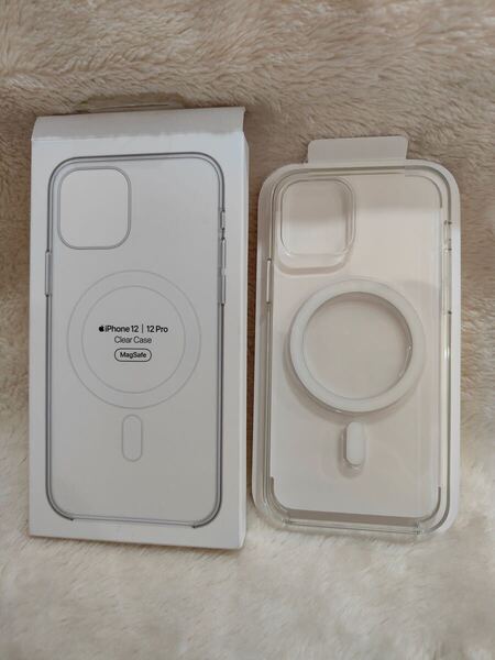 (D10)未開封 アップル純正 iphone12/12pro用 MagSafe対応 クリアケース