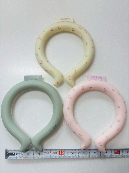 【綺麗】SUO ICE RING スオ アイスリング さくらんぼ 熱中症 3個 子供 キッズ ネッククーラー ひんやり ズレない 冷感