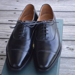 CROCKETT&JONES HALLAM 6.5E ブラック ストレートチップ ハラム バーニーズニューヨーク別注品