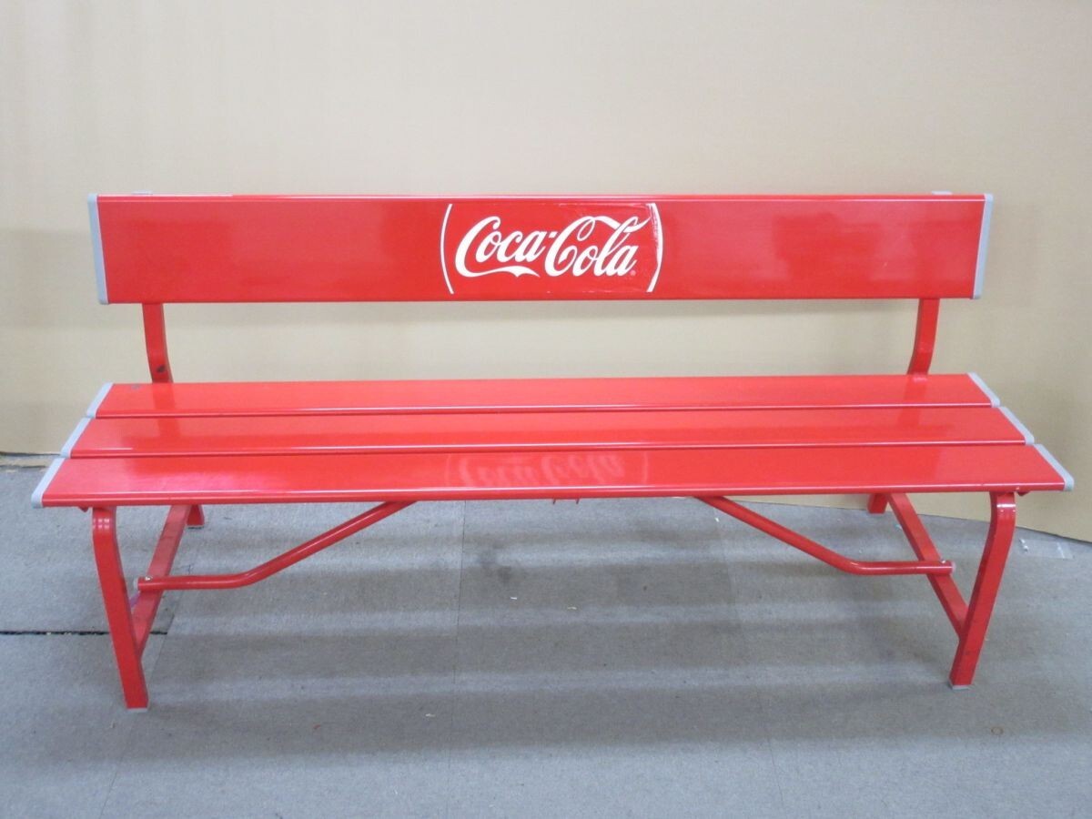 Coca-Cola 赤いベンチ 引き取り限定 Yahoo!オークション -「コカコーラ ベンチ」(コカ・コーラ