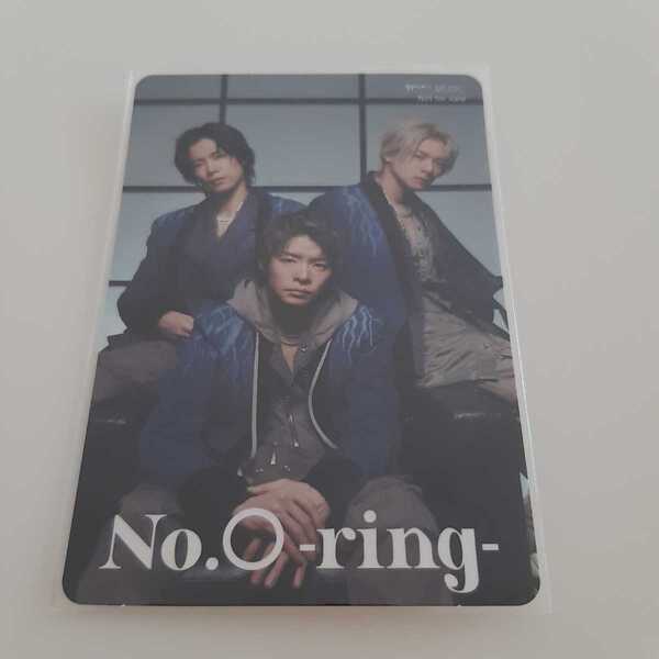 【新品未開封】Number_i No.O -ring- ナンバリング 特典 ステッカー ナンバーアイ 平野紫耀 岸優太 神宮寺勇太 送料無料 匿名配送