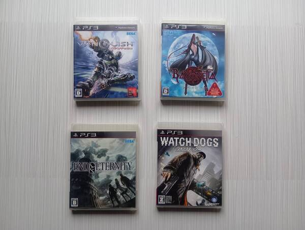 ps3 4本セット ベヨネッタ ヴァンキッシュ エンド オブ エタニティ ウォッチ ドッグス