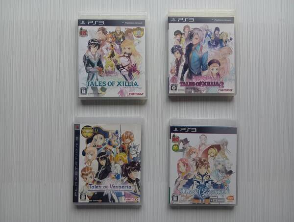 ps3 4本セット テイルズ オブ エクシリア エクシリア2 ゼスティリア ヴェスペリア