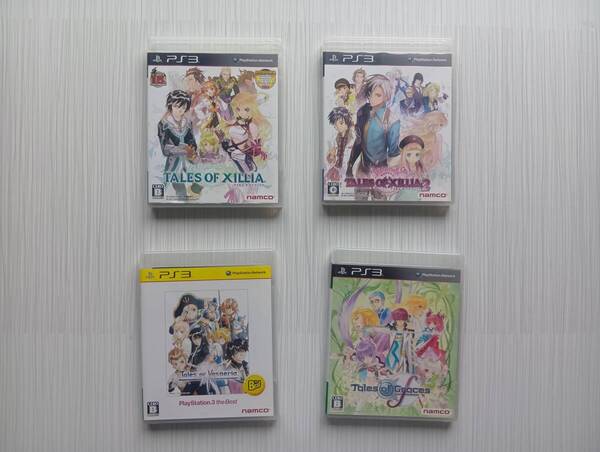 ps3 4本セット テイルズ オブ エクシリア エクシリア2 ヴェスペリア グレイセスエフ