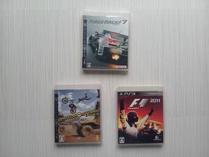 ps3 レース系 3本セット リッジレーサー7 モーターストーム F1 2011