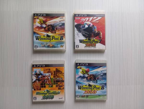 ps3 4本セット ウイニングポスト 7 8 2012 2015 ウイニングポストワールド 2010