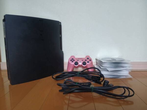 PS3 本体 CECH-2000A ブラック ソフトのみ50本 500GB おまけ付き