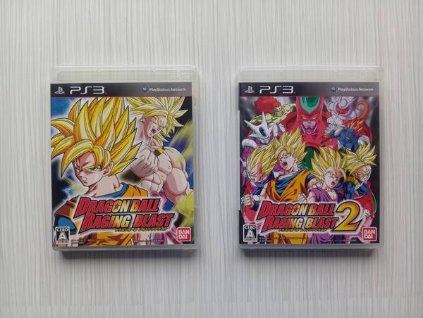 ps3 2本セット ドラゴンボール レイジングブラスト レイジングブラスト2